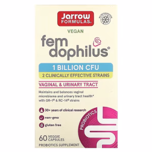 Jarrow Formulas, Fem Dophilus, Women's Supplement, 60 Vegetarian Capsules
