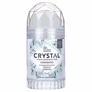 CRYSTAL, Mineral Deodorant Stick, Unscented, 120g (4.25oz)