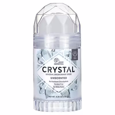 CRYSTAL, Mineral Deodorant Stick, Unscented, 120g (4.25oz)