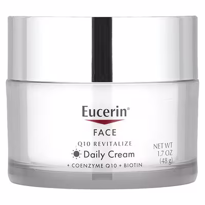 Eucerin CoQ10 Revitalizing Day Cream, Fragrance Free, 1.7 fl oz (48 g)